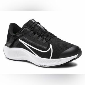 Nike Air Zoom Pegasus 38 FlyEase Black White - Size 7.5